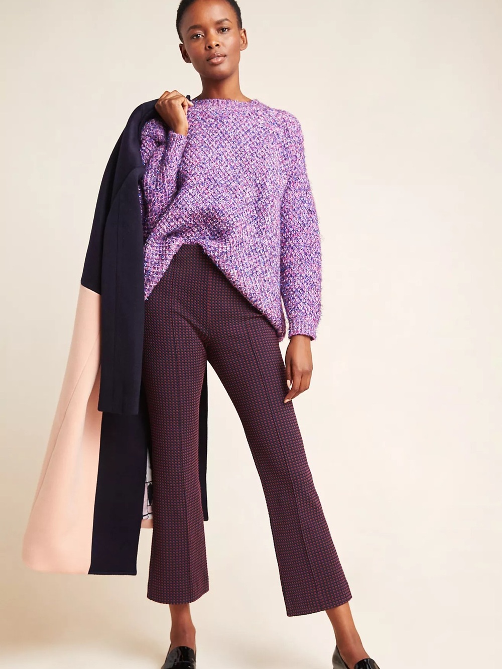 Anthropologie Crop Flare Pants Women's Cropped Kick Flare Trouser Small